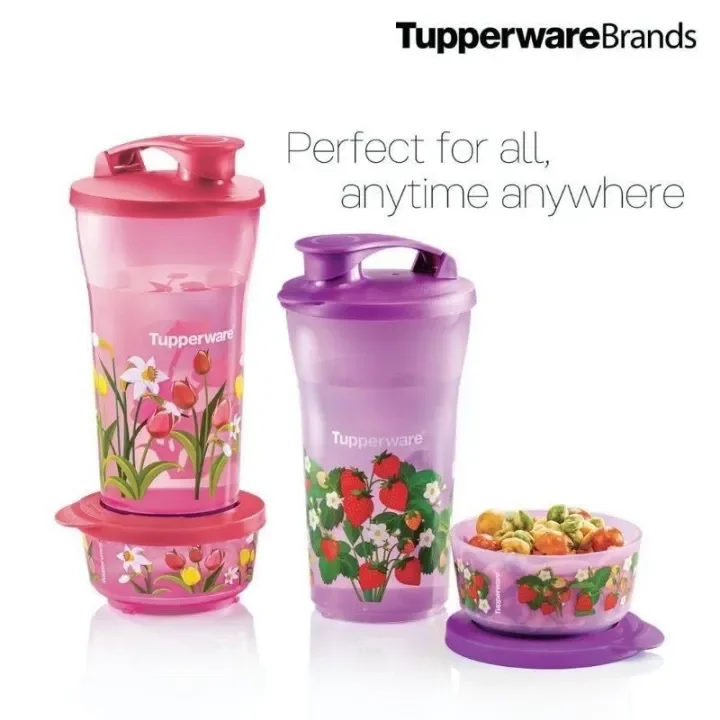 Tupperware Quench & Snack Set