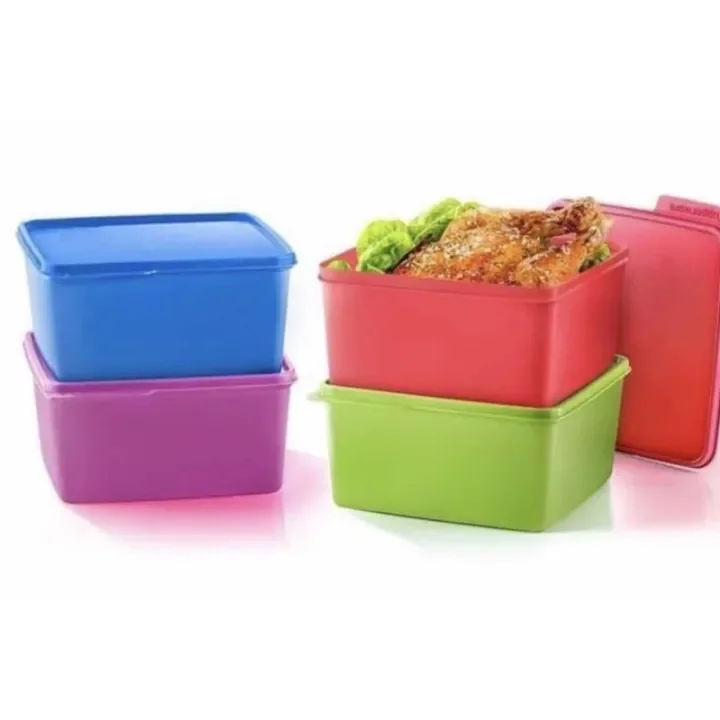 READY STOCK Tupperware Snack n Stack 2.5L (4pcs)