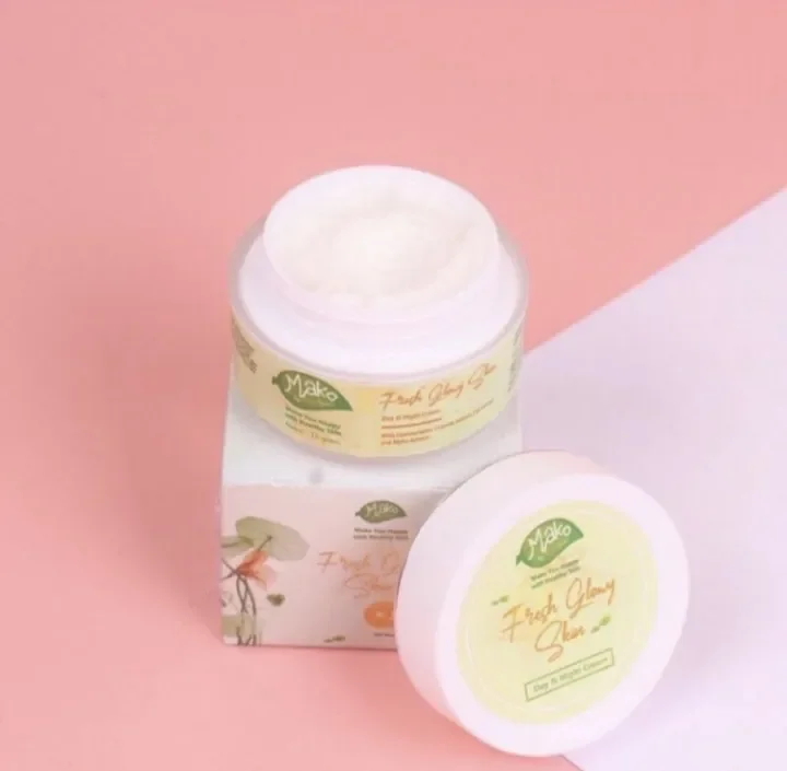 Mako By Series Fresh Glowy Skin Day Night Cream Sleeping Mask Lazada Indonesia