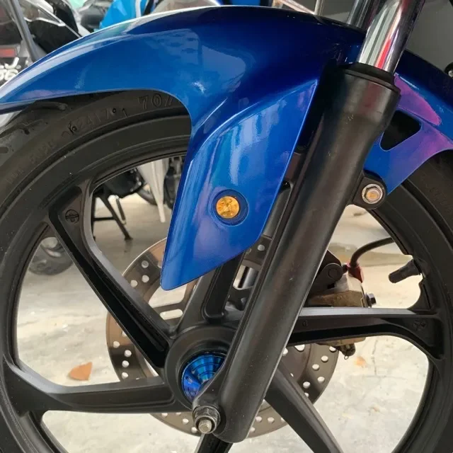 Yamaha Y15zr Front Mudguard Screw Titanium Gold 2 Biji Lazada