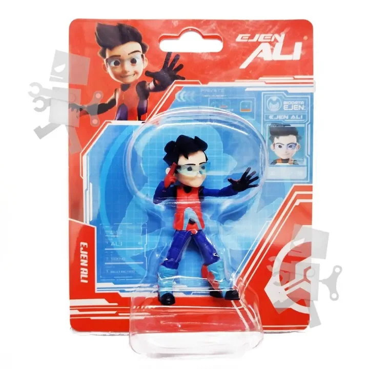 Ejen Ali Agent Ali Original 7cm Character Action Figure Doll Toys For Boys Patung Mainan Aksi Lazada