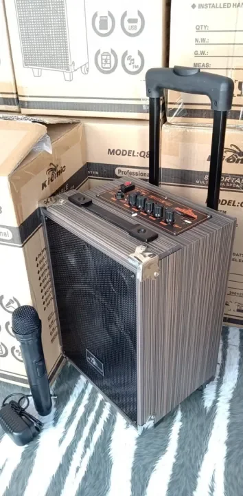 Loa kéo Q8 kiomic kèm 1 mic không dây