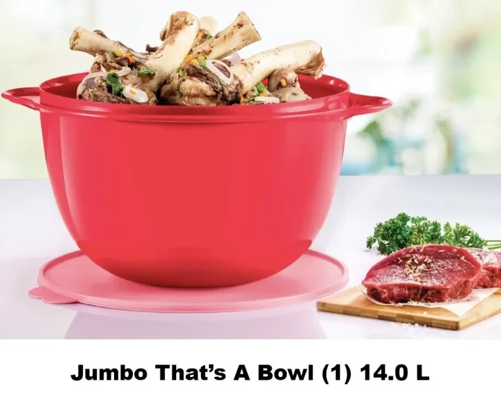 READY STOCK Tupperware Jumbo That‘s A Bowl 14L (1pc)
