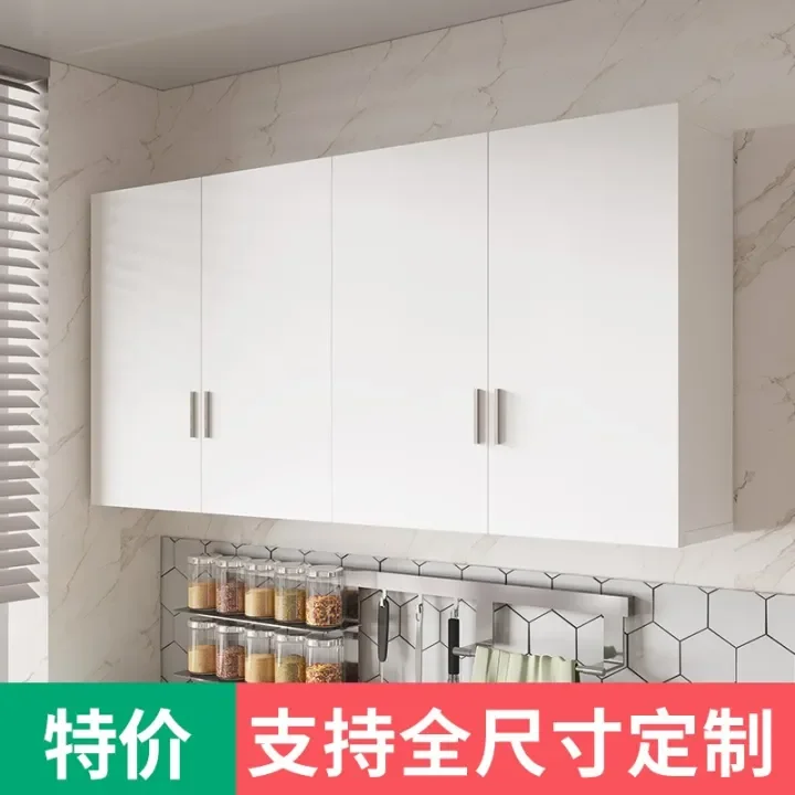 Kitchen Wall Cupboard Wall Cabinet Bedroom Wall Mounted Storage Wardrobe Balcony Simple Wall Hanging Cabinet Bathroom Top Cabinet Lazada Singapore