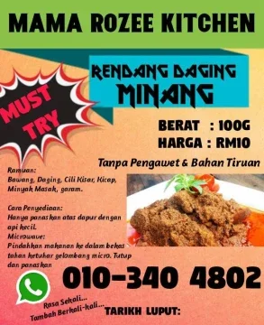 Beli Rendang Daging Minang Pada Harga Terendah Lazada Com My