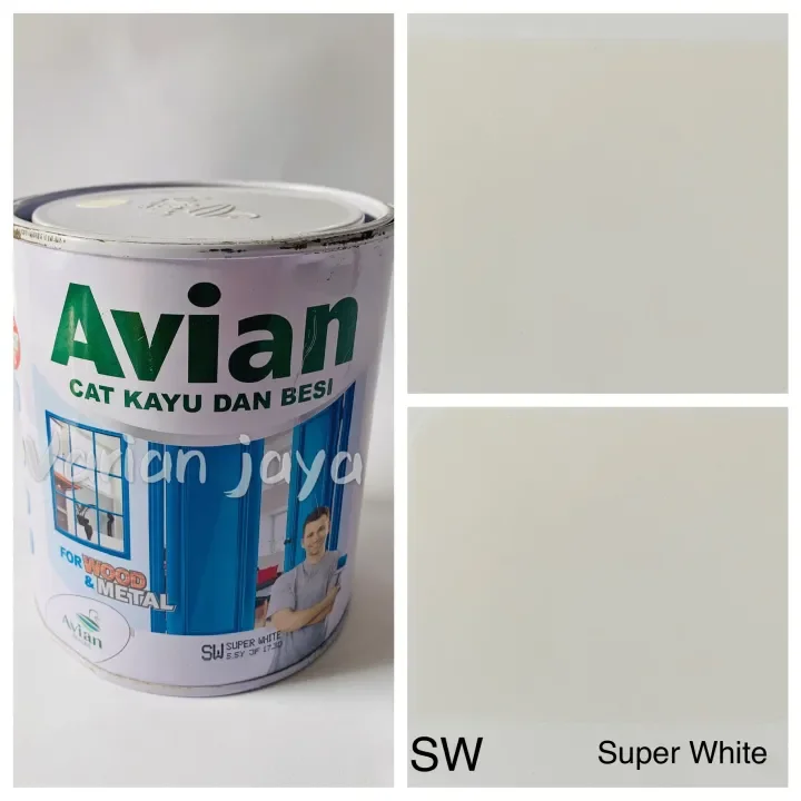 Cat Kayu Dan Besi Avian Paint Lt Kg Putih Lazada Indonesia