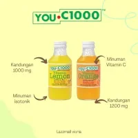 You C1000 Orange Vit C Drink Botol Kaca Rtd 140ml Lazada Indonesia
