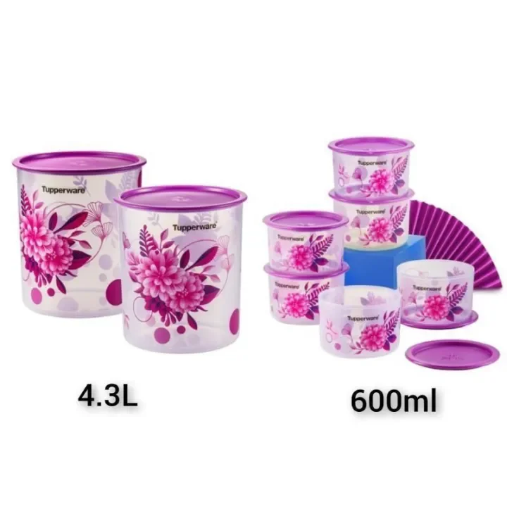 【Tupperware】One Touch Topper Junior 600ml / Canister Large 4.3L