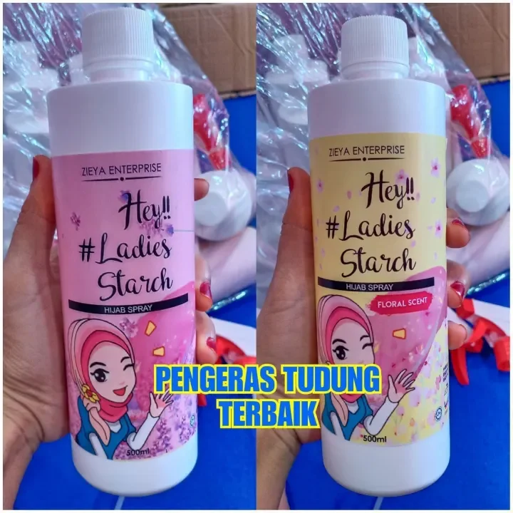 Hey Ladies Starch Spray Pengeras Tudung Lazada