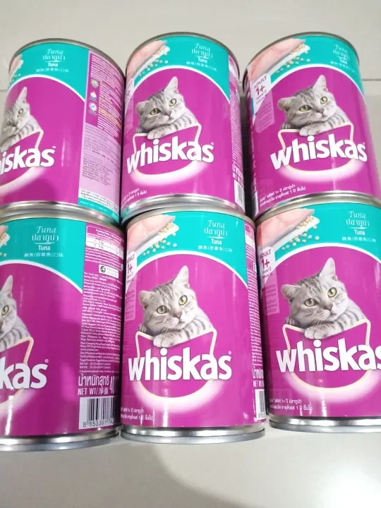 WHISKAS KALENG TUNA 400GR MAKANAN BASAH KUCING