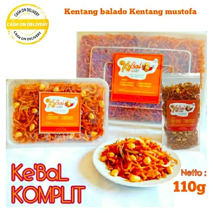 Snack Kentang Balado Mustofa Komplit Teri Kacang Lazada Indonesia