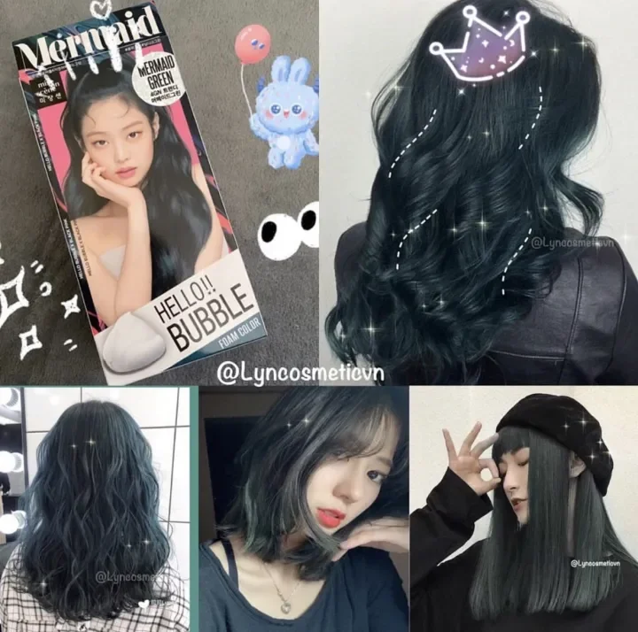 4gn Mise En Scene X Blackpink Hello Bubble 美妆仙泡泡染发剂 Lazada