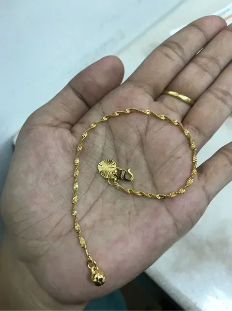 Gelang Tangan Gila Gila Emas Korea Gold Bracelet Lazada