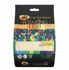 Beras Pusa Gold Jasmine Basmati 1211 Extra Panjang 5kg Lazada