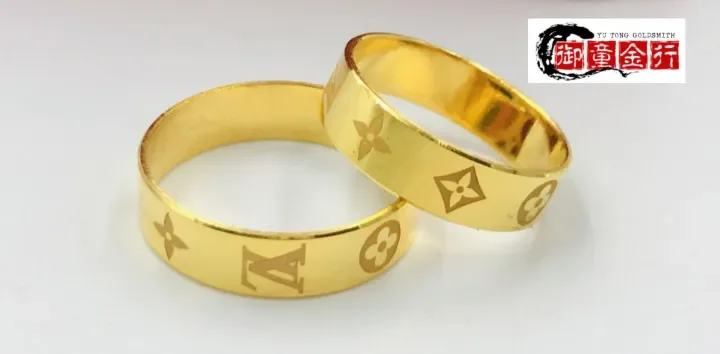 Emas 916 Cincin Lv Size 20 2 83g Lazada