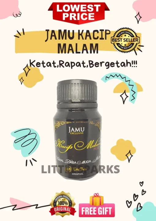 Jamu Kacip Malam Ketat Padat Bergetah Original With Hologram 30kapsul Free Gift Lazada