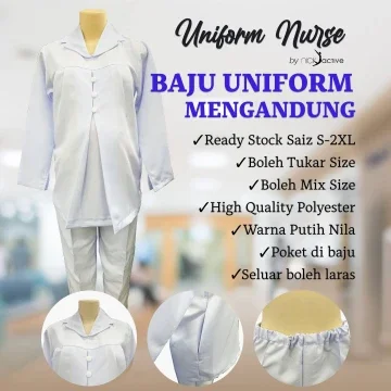 Shop Baju Uniform Nurse Malaysia online  Lazada.com.my