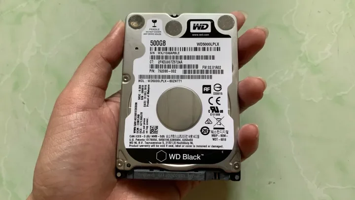Ổ cứng HDD 500gb WD Black siêu mỏng dùng cho Laptop, PC, PlayStation...