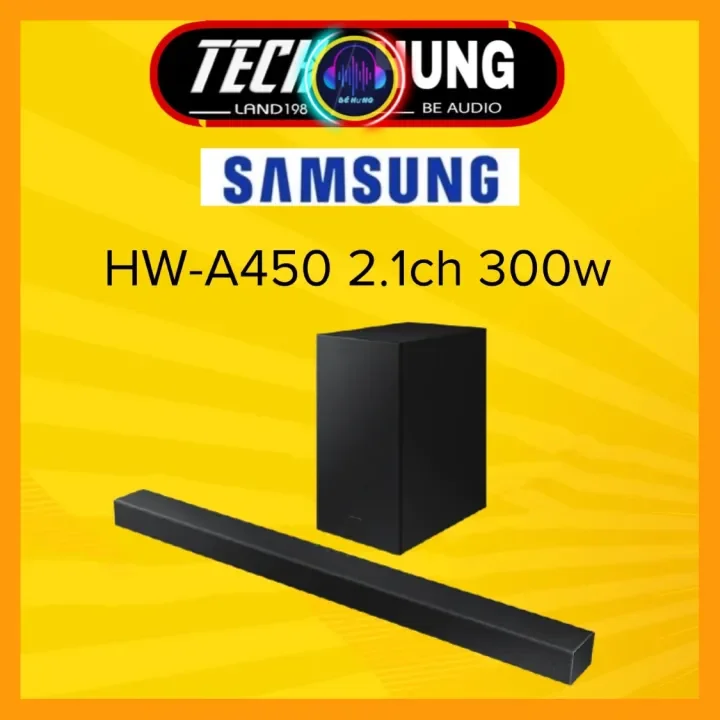 [TRẢ GÓP 0%] Loa soundbar Samsung 2.1ch HW-A450 300W 2021 ( Hàng Chính Hãng 100%)